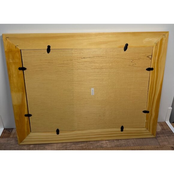 Keepsake Memory Tray With Glass Insert 14.5" X 11.5" Sturdy Construction - Picture 3 of 3